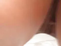 Chica asiática golpe ...